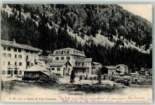 Champex 1904 Gebrauchsspuren Hotel du Glacier