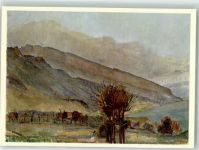 3655 Sigriswil Künstlerkarte sign. Schär Landschaft