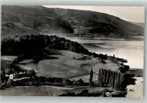 3235 Erlach Foto AK Fliegeraufnahme Hotel St. Petersinsel Bielersee