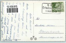 8703 Erlenbach ZH - Bahnpoststempel SBB