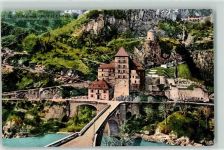 1890 St-Maurice - Brücke Schloss