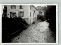 8500 Frauenfeld 1953 FOTO KEINE AK Hochwasser Ort handschriftlich Wöngi oder Frauenfeld