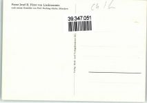 Franz Josef II. Fürst von Lichtenstein Gemälde Prof. Poebing Mylot München Adel Liechtenstein Künstlerkarte