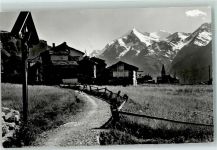 3925 Grächen 1959 - mit Weisshorngruppe