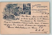 1530 Payerne 1900 Gebrauchsspuren Pensionnat Leuenberger Lithographie