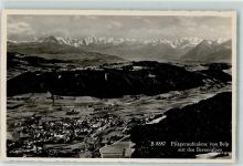 3123 Belp - Fliegeraufnahme mit den Berneralpen