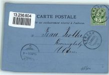 6442 Gersau 1901 Prägedruck Vierwaldstätter See Scan verzogen