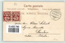 4410 Liestal 1898 - Tracht Wappen Gebr. Künzli Zürich Dep. Nr. 795