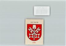 1261 Le Vaud - Vignette Wappen Kaffee Hag ca 1920-1940
