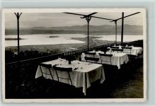 8808 Pfäffikon SZ - Hotel Luegeten Blick von der Terrasse gegen Rapperswil