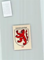 5620 Bremgarten AG - Vignette Wappen Kaffee Hag ca 1920-1940 Löwe