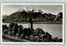 3652 Hilterfingen - am Thunersee Kirche und Niesen