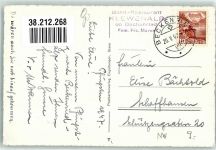 6375 Beckenried 1947 Foto AK Gasthaus Bahnrestaurant Kiewenalp Vierwaldstättersee