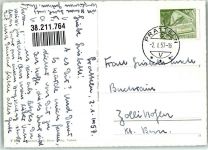 4133 Pratteln 1957 Foto AK Fliegeraufnahme