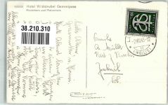 Gemmipass Wallis 1945 Foto AK Hotel Wildstrubel