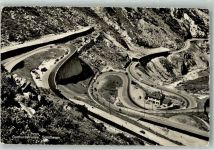 Schöllenen Foto AK Gotthardstrasse Gasthaus Auto