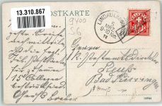 9400 Rorschach 1911 Gebrauchsspuren Signalstrasse Einriß