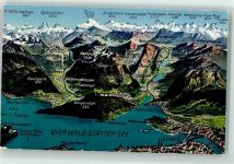 6440 Vierwaldstättersee - Landkarte