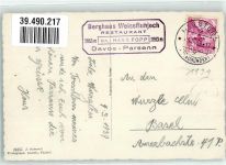 Weissfluhjoch - Winter Parsenn Station Gasthaus Hüttenstempel