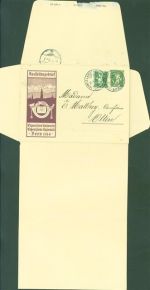 Bern Berne Ganzsache Ausstellungsbrief 1914 Phila Schweiz KEINE AK