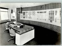 6596 Gordola 1968 - Schaltzentrale des Staudamms zur Stromgewinnung - Verzasca Damm - Technik