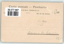 1897 Bouveret Gebrauchsspuren Chalet de la Foret