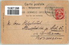 6410 Rigi Kulm 1900 Gebrauchsspuren Bergbahn See Boot Berge Lithographie