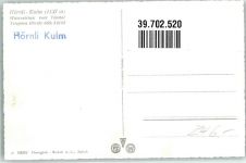 Hörnli ZH Foto AK Gasthaus Hörnli-Kulm Tösstal Hüttenstempel