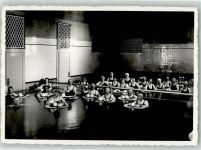 3954 Leukerbad Loèche-les-Bains Foto AK Grosses Schwimmbad