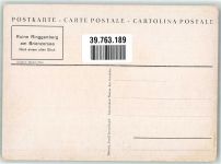 3852 Ringgenberg BE Gebrauchsspuren Mühle Burg Ringgenberg Stich auf AK