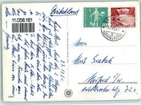 7563 Samnaun Dorf - Unter-Engadin 4-Bildkarte Winter