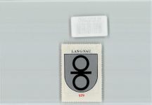 8135 Langnau am Albis - Vignette Wappen Kaffee Hag ca 1920-1940