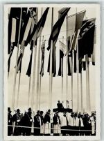 1939 Foto AK LA 314 Foto Gaberell, Fahnenträger - Landesausstellung 1939