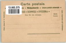 2126 Les Verrières Gebrauchsspuren Bahnhof Hotel Rue aux Verrieres Lithographie