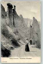 1983 Evolène Gebrauchsspuren Pyramides d Euseigne