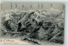 1920 Martigny 1908 - Landkarte
