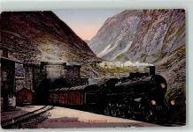 6487 Göschenen 1914 - Expresszug Gotthardbahn Feldpost