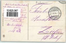 6487 Göschenen 1914 - Expresszug Gotthardbahn Feldpost