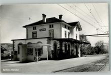 8193 Eglisau Foto AK Bahnhof