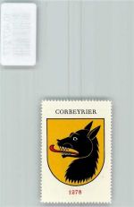 1856 Corbeyrier - Vignette Wappen Kaffee Hag 1920-1940 Wolf