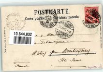 1901 Prägedruck Schweizer und kantonale Wappen