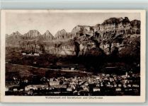 8880 Walenstadt - mit Sanatorium und Churfirsten