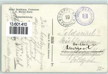 3800 Unterseen Foto AK Hotel Stadthaus Viehprämierung Kühe