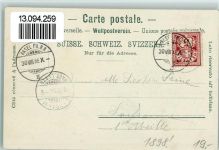 4600 Olten 1898 Mondschein Gruss aus - Verlag Gebr. Metz 9143 AK