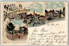 3360 Herzogenbuchsee 1898 Gebrauchsspuren Lithographie