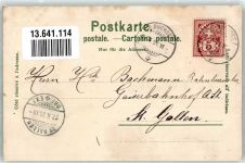 3360 Herzogenbuchsee 1898 Gebrauchsspuren Lithographie