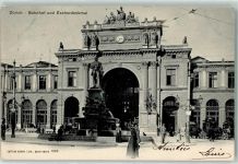 8000 Zürich 1902 - Bahnhof Alfred Escher Denkmal