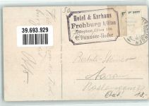 4448 Läufelfingen Gebrauchsspuren Kurhaus Frohburg Hüttenstempel