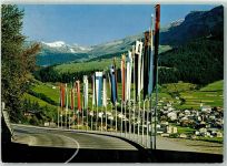 7017 Flims Dorf - Segnespass Fahnen