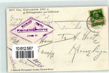 Kehlenalphütte - Hüttenstempel Kehlengletscher